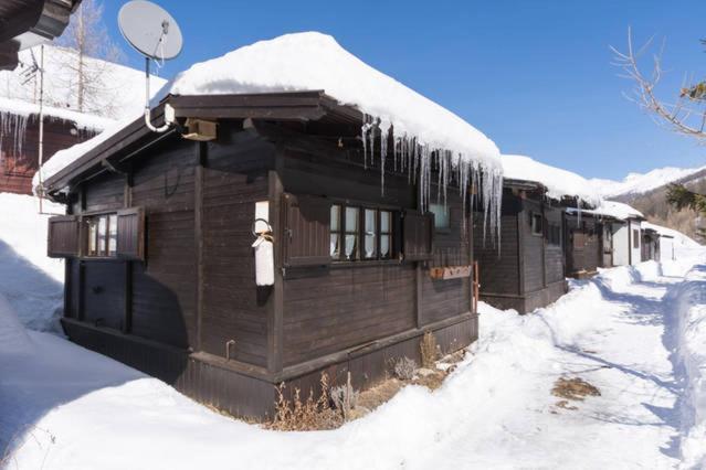 Lo Chalet Dello Sciatore Villa Borgata Sestriere Exteriör bild